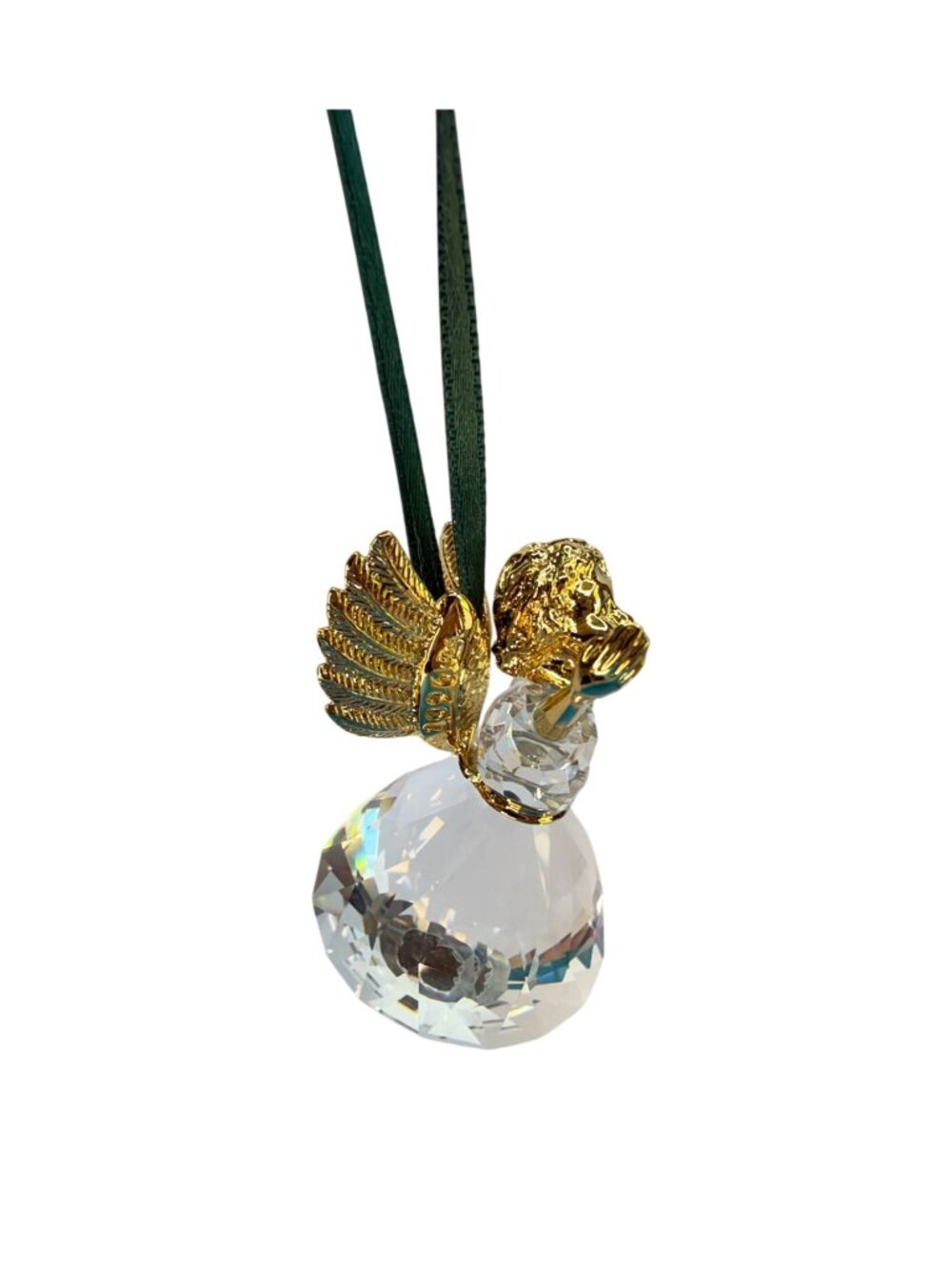 Swarovski 1996 Christmas Memories Angel Crystal Ornament 203083 Boxed Austria - Picture 5 of 14